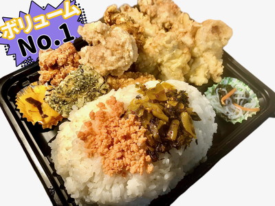 メガ盛り弁当（からあげ+お好きな1品）